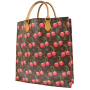 LOUIS VUITTON SAC PLAT HAND TOTE BAG MONOGRAM CHERRY M95010 90112