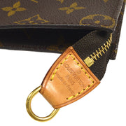 LOUIS VUITTON BUCKET PM PURSE ATTACHED POUCH BAG PURSE MONOGRAM  13448