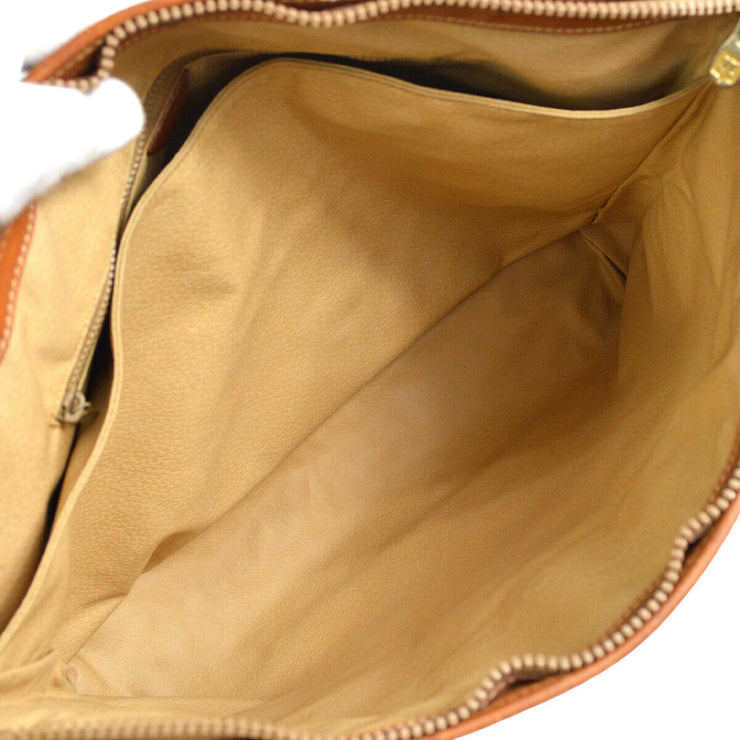 CELINE Macadam Pattern Hand Tote Bag Brown 70236