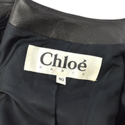 Chloe Double Breasted Long Sleeve Jacket Black #40 AK45789