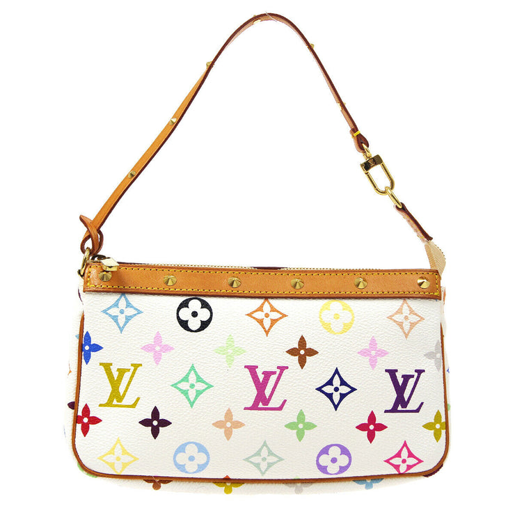 LOUIS VUITTON POCHETTE ACCESSOIRES HAND BAG MULTICOLOR M92649 38924