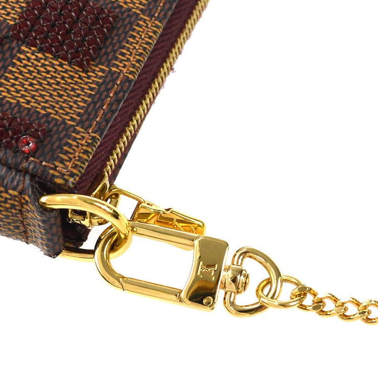 Louis Vuitton Mini Pochette Accessoires Bag Damier Prietto N63177 FO1173 78596