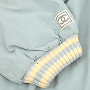 CHANEL 01A #42 AI094 CC Logos Sport Line Pants Light Blue Polyamide 04394