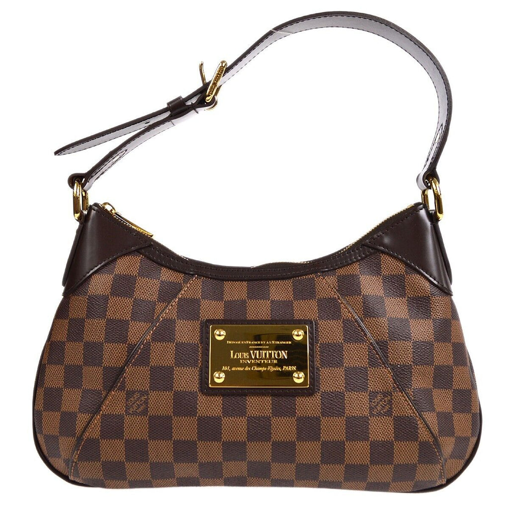 LOUIS VUITTON TOTALLY PM HAND TOTE BAG PURSE DAMIER EBENE N41282 DU2195  57942