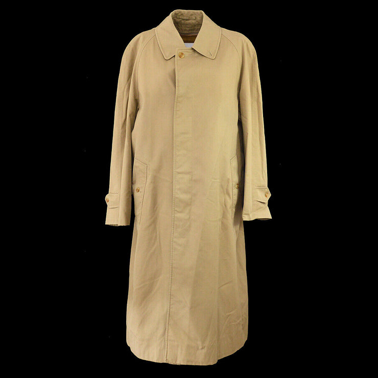 BURBERRY Single Breasted Long Sleeve Coat Jacket Brown Wool 03382