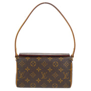 LOUIS VUITTON RECITAL HAND BAG PURSE MONOGRAM CANVAS LEATHER SL0044 70259
