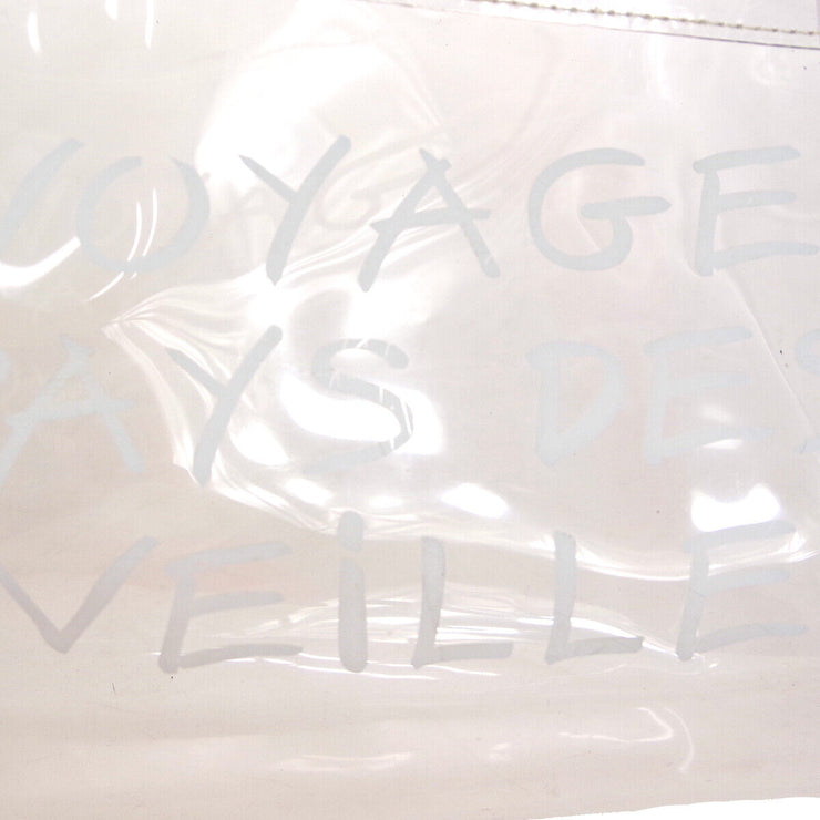 HERMES Vinyl Kelly Beach Hand Bag Purse SOUVENIR DE L'EXPOSITION 1997 01032