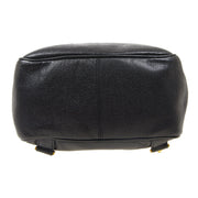 CHANEL CC Chain Backpack Bag Purse Black Caviar Skin Vintage 05019