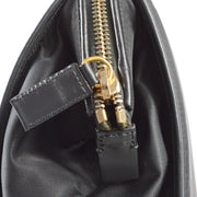 PRADA Logos Handbag Black Nylon BN0349 TESSUTO CHIC PIOMBO 22 96597