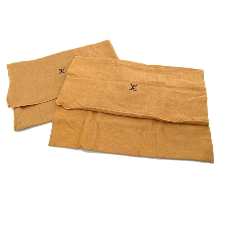 Louis Vuitton Dust Bag 10 Set Brown Beige 100% Cotton Authentic 88149