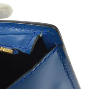 LOUIS VUITTON SAC TRIANGLE HAND BAG BLUE EPI LEATHER M52095 A43998e
