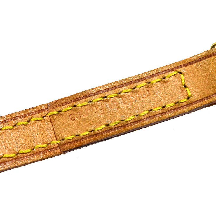LOUIS VUITTON Logos Shoulder Strap Leather Brown 43608