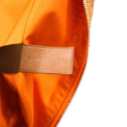 HERMES Housse De Voyage MM Travel Silk Cushion Cover Orange A FM 009 PM 03374