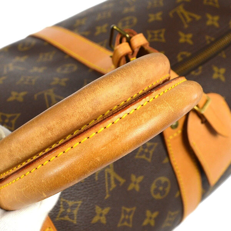 LOUIS VUITTON MONOGRAM PURSE KEEPALL 55 TRAVEL HANDBAG M41424 MI0912 86657