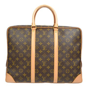 LOUIS VUITTON PORTE DOCUMENTS VOYAGE HAND BAG PURSE MONOGRAM M53361 85421