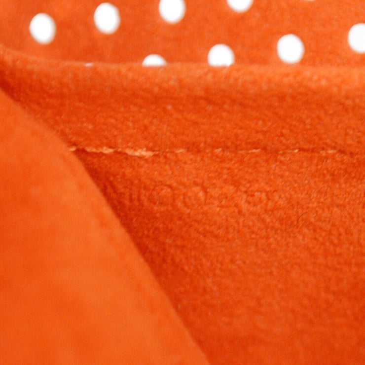 LOUIS VUITTON Monogram Perfo Demi Lune Shoulder Bag Orange M95178