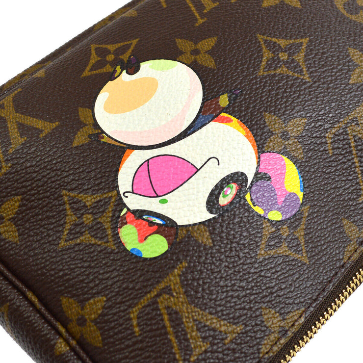 LOUIS VUITTON POCHETTE ACCESSOIRES HAND BAG VI0094 MONOGRAM PANDA M51981 90232