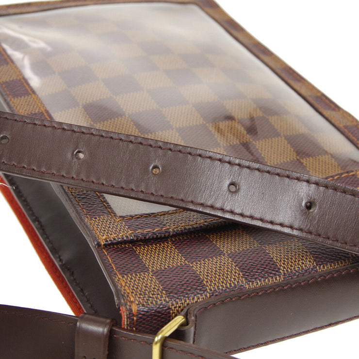 Louis Vuitton Shoulder Bag Portobello Brown Damier Ebene N45271