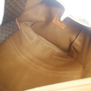 CELINE Macadam Boston Hand Bag MC97/2 Brown 93379