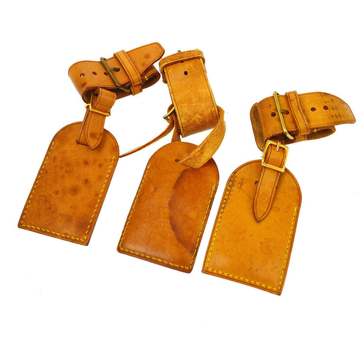 LOUIS VUITTON Name Tag Handle Holder Set Bag Accessories 06083