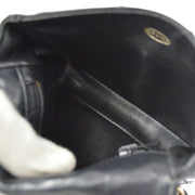 CHANEL Cosmos Quilted CC Chain Bum Bag Waist Pouch Black Leather WA00391h