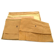 Louis Vuitton Dust Bag 10 Set Brown Beige 100% Cotton Authentic 88149