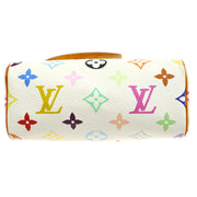 LOUIS VUITTON MINI SPEEDY 2WAY HAND BAG PURSE MONOGRAM MULTI M92645 38648