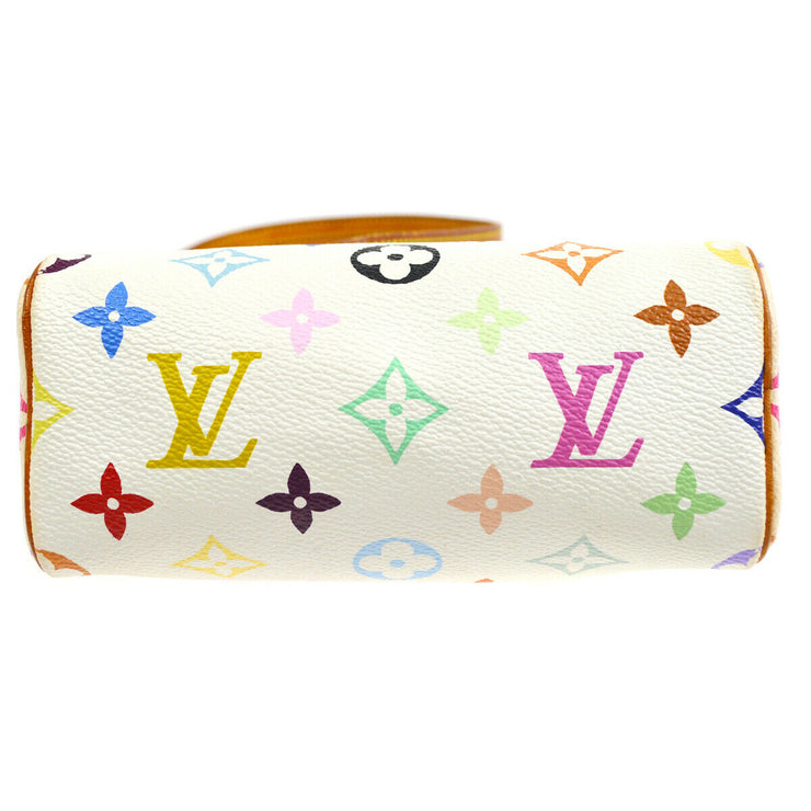 LOUIS VUITTON MINI SPEEDY 2WAY HAND BAG PURSE MONOGRAM MULTI M92645 38648