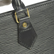 LOUIS VUITTON SAC TRIANGLE HAND BAG BLACK EPI LEATHER M52092 MI0923 AK38328c