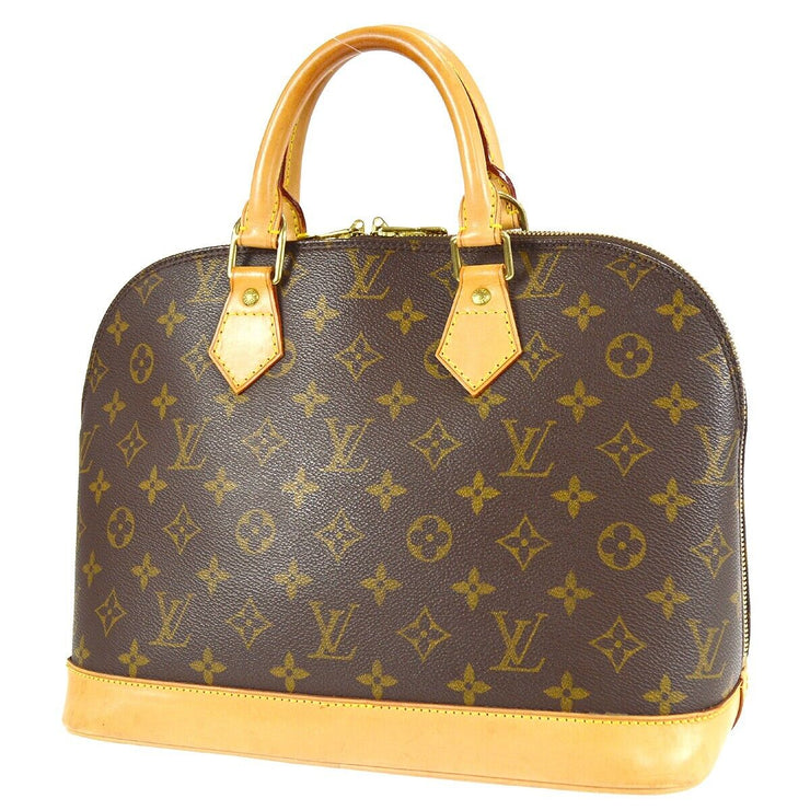 Louis Vuitton Shoulder Bag Monogram Mini Looping Brown Canvas Women's M51147  Auction