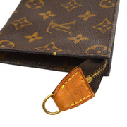 LOUIS VUITTON BUCKET PM PURSE ATTACHED POUCH BAG MONOGRAM CANVAS AR1927 31263