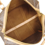 CELINE Macadam Travel Hand Bag Brown 41138