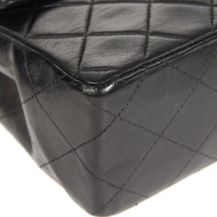 CHANEL Classic Flap Mini Square Chain Shoulder Bag Black Lambskin 6283394 26696