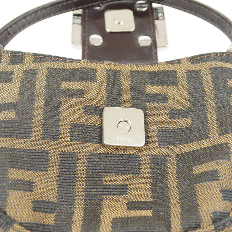 FENDI Zucca Mini Hand Bag Brown 90809