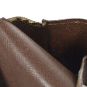 LOUIS VUITTON ETUI CIGARETTE CASE PURSE DAMIER EBENE N63024 CT1005 45069