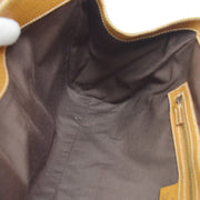 GUCCI New-Jackie GG Pattern Handbag Beige Canvas Leather 124404 002058 45166