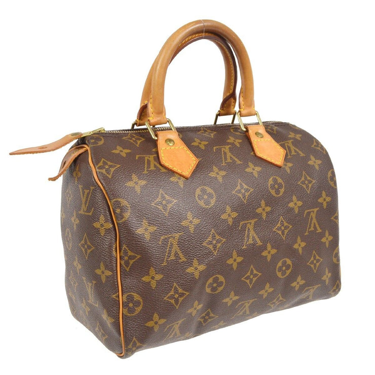 Louis Vuitton Speedy 25 Handbag Purse Monogram Canvas M41528