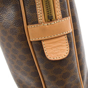 CELINE Macadam Pattern Hand Business Bag Brown 72778
