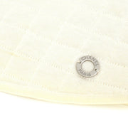CHANEL #34 CC Logos Sleeveless Tops Tank Top White Cotton  30411