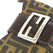 FENDI Zucca Mini Hand Bag Brown 90809