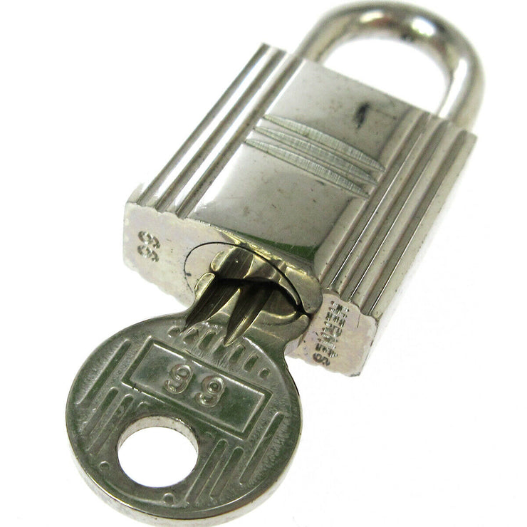 Hermes Hermes Silver Cadena Padlock and Key