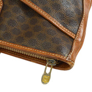 CELINE Macadam Pattern Hand Tote Bag Brown 70236