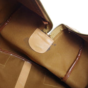 CELINE Macadam Travel Hand Bag Brown 41138