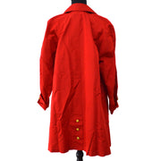 CHANEL CC Logos Long Sleeve Coat Jacket Red #36 S07774k