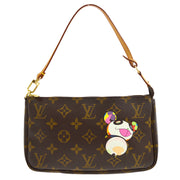 LOUIS VUITTON POCHETTE ACCESSOIRES HAND BAG VI0094 MONOGRAM PANDA M51981 90232