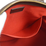 LOUIS VUITTON VERONA PM HAND BAG PURSE DAMIER EBENE N41117 93504
