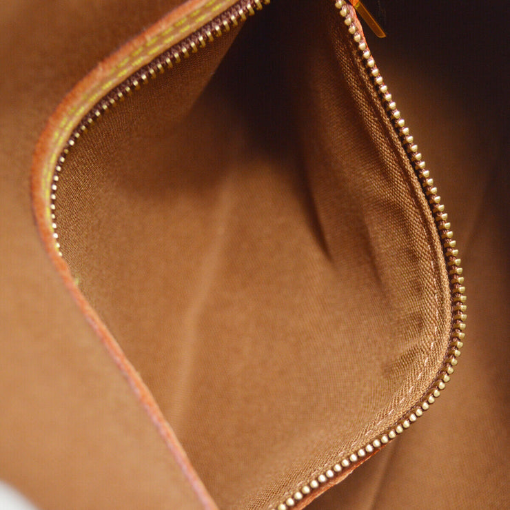 Louis Vuitton Shoulder Bag Monogram Mini Looping M51147 Brown