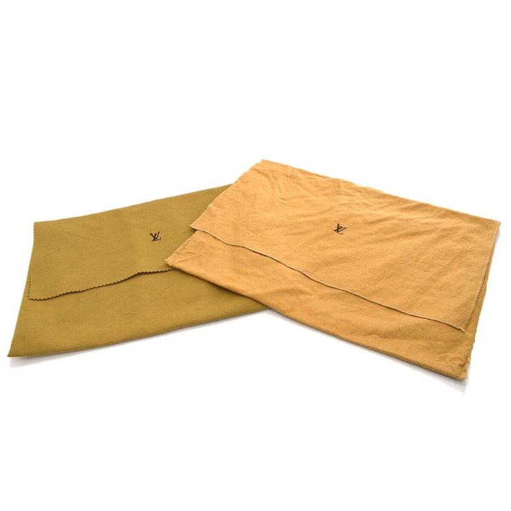 Louis Vuitton Dust Bag 10 Set Brown Beige 100% Cotton Authentic 88150