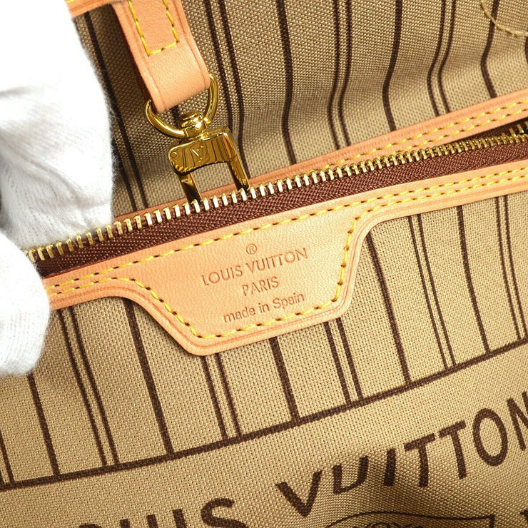 Authentic LOUIS VUITTON Monogram Neverful MM M40156 Tote Bag