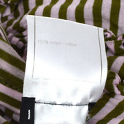 CHANEL CC Pearl Beads Bow Short Sleeve Tops Khaki Pink 09P #38 NR12960g